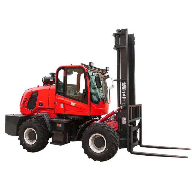 4-wheel Off Road All Rough Terrain Forklifts