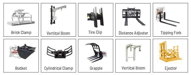 Electric Forklift 1 Ton 1.5 Ton 2 Ton Mini Battery Forklift