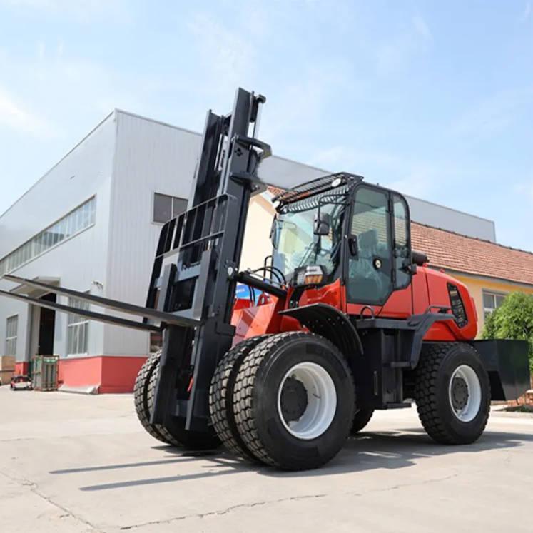 4x4 Rough Terrian diesel Forklift 3 Ton 4 Ton 5 Ton All Rough Terrain Forklift