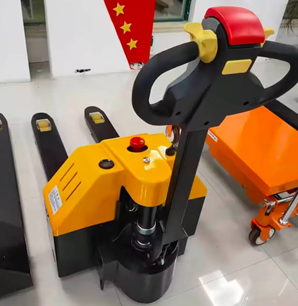 1500kg Electric Pallet Jack Full Electric Pallet Truck Lead Acid Battery Forklift 3