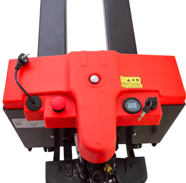 2ton 2000kg Lead Acid Battery Walkie Mini Electric Pallet Truck for Warehouse 2