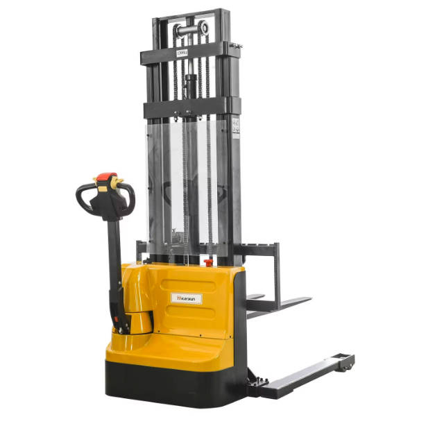 Electric Stacker Stand on Pallet Stacker 2 Ton 2000mm 2500mm Warehouse Forklift